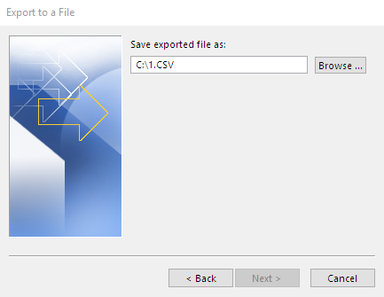 Name your exported file