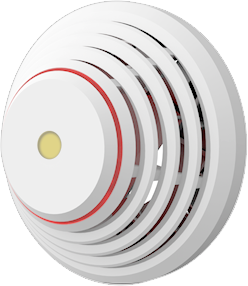 Wireless fire (smore and temperature) detector JA-63S-80