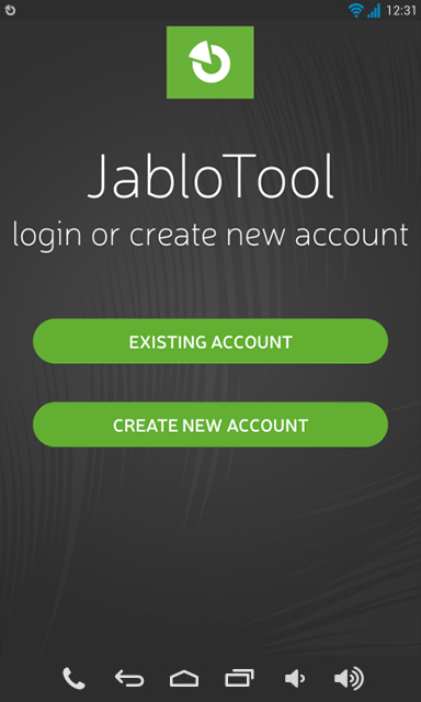 Create Jablotool account