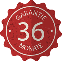 3 Jahre Garantie